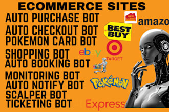 do auto purchase bot, target bot, checkout bot, pokemon bot, buying bot, amazon