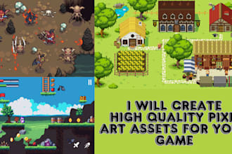 create professional pixel art assets and animation for your game
