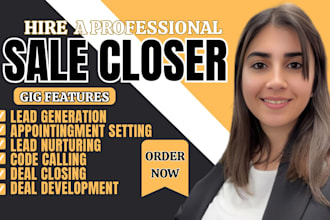 b2b sales closer sdr sales rep appointment setter commission based salesperson