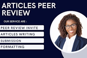 professional peer review, proofreading, and quality assurance for your work