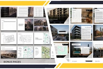 design informative offering memorandum ppm real estates listing brochure booklet