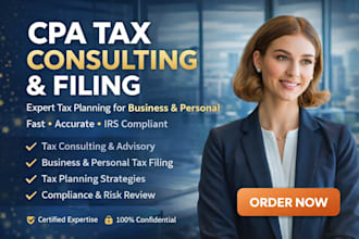provide CPA tax consulting, filing and planning