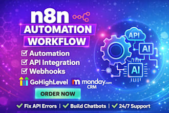 develop n8n automation, n8n workflow automation airtable, docker ubuntu make com