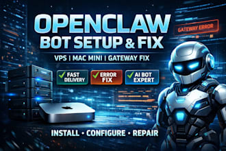 quickly fix install open claw nemoclaw mac mini bot vps server openclaw gateway