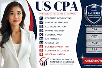do certified business valuation, asset valuation as CPA, abv aicpa, cva, and asa