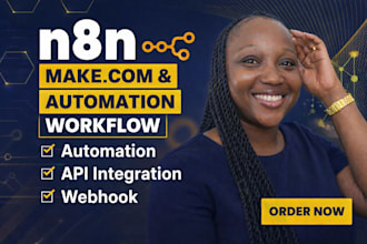 setup workflow automation on n8n and makecom automation webhook setup