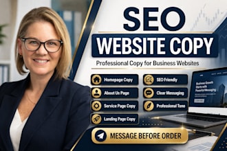 write SEO website copy for your business