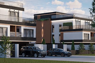 photorealistic 3d exterior rendering