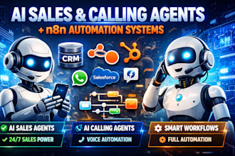 build ai sales agent, ai calling agent, ai automation, n8n ai agent, agent ia