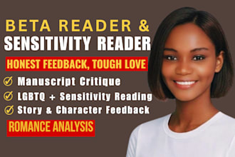 sensitivity reader beta reader beta read dark romance ya fantasy thriller