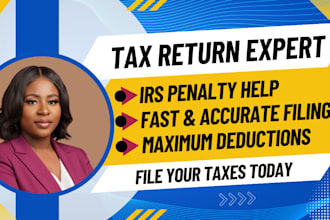 prepare your tax return and resolve irs tax penalties fast, form 1120, 1040