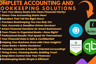 bookkeeping and accounting setup cleanup and reports quickbooks appfolio