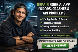 repair rork ai app errors, crashes and API problems