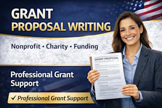 write nonprofit grant proposal and grant application