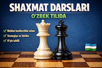 shaxmatni uzbek tilida orgataman