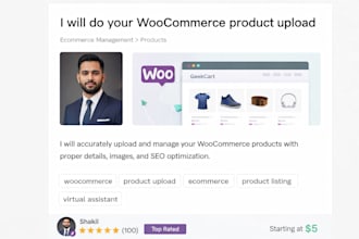 do woocommerce products, bulk product listing