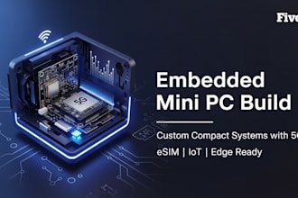 do embedded mini PC built in a compact case with internal 5g e sim
