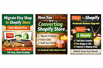 migrate your etsy shop to a custom shopify store that converts