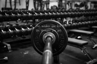 design high converting fitness gym posts and thumbnails