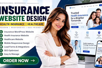 design insurance wordpress website health insurance website healthcare website