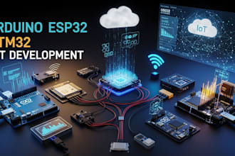 do arduino, esp32, stm32 programming and iot projects