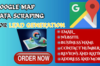 scrape google maps for business leads, emails and contacts