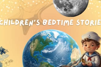 design beautiful childrens storybook illustration