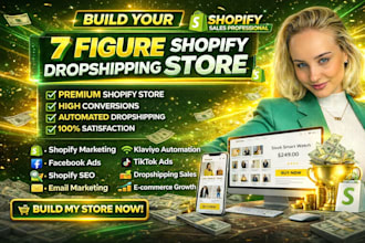 increase shopify sales klaviyo email automated fb ig tiktok ads dropshipping