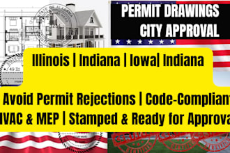 licensed engineer pe stamp structural drawing plan for illinois indiana iowa