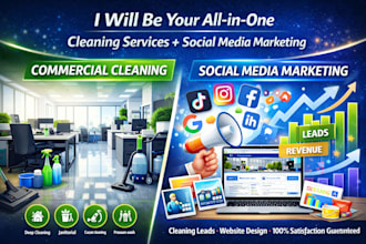 be your commercial cleaning home cleaning office marketing
