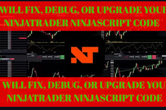 fix, debug, or upgrade your ninjatrader ninjascript code