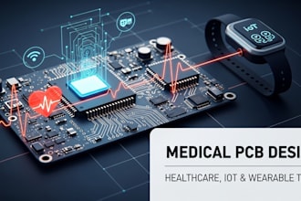 create medical device pcb for healthcare, iot, and wearable tech