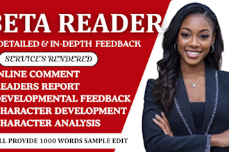 beta read, critique dark fantasy, romance, mystery, thriller or fiction novel