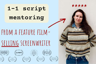 be your script consultant and screenwriting mentor