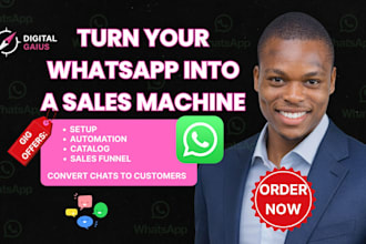 create a whatsapp sales funnel with automation and catalog setup