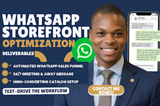 optimize your whatsapp business storefront and sales funnel