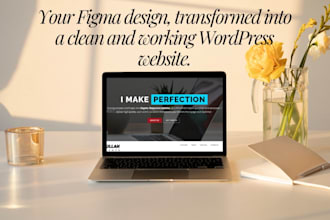 convert figma design to wordpress, PSD design to wordpress using elementor