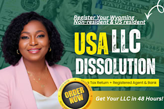 do llc dissolution, delaware wyoming llc ownership and address change cancel ein