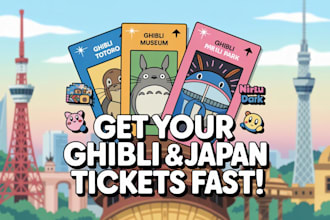 get you ghibli museum, ghibli park, and japan tickets  reservations