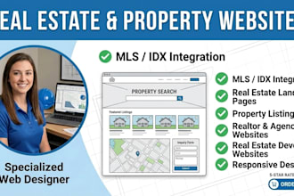 real estate website design property listing website realtor website idx mls
