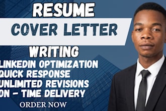 deliver a 12 hour professional resume writing service