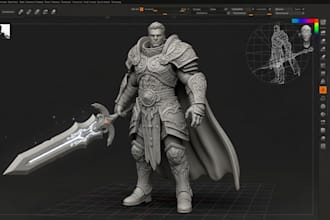 create high quality 3d character models for games animation and nft