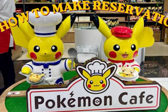 secure pokemon cafe japan reservation and other popular cafe booking