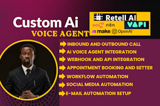 do ai voice agent, n8n automation, fix zapier, fix make com, make com automation