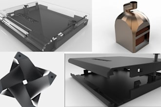 design sheet metal and plastic part ready for manufacturing in solidworks