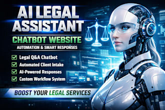 develop saas ai legal assistance website, ai legal assistant chatbot automation