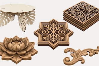 design cnc laser cutting files svg dxf glowforge circuit vector files