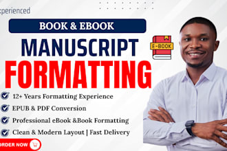 do book formatting, epub conversion, ebook formatting, layout design manuscript