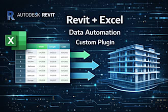 create revit api excel integration, data automation and custom plugin
