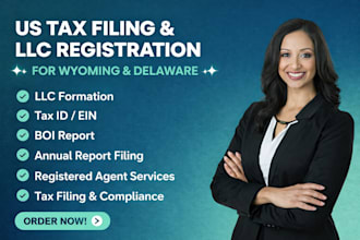 register your US llc in wyoming or delaware and obtain ein